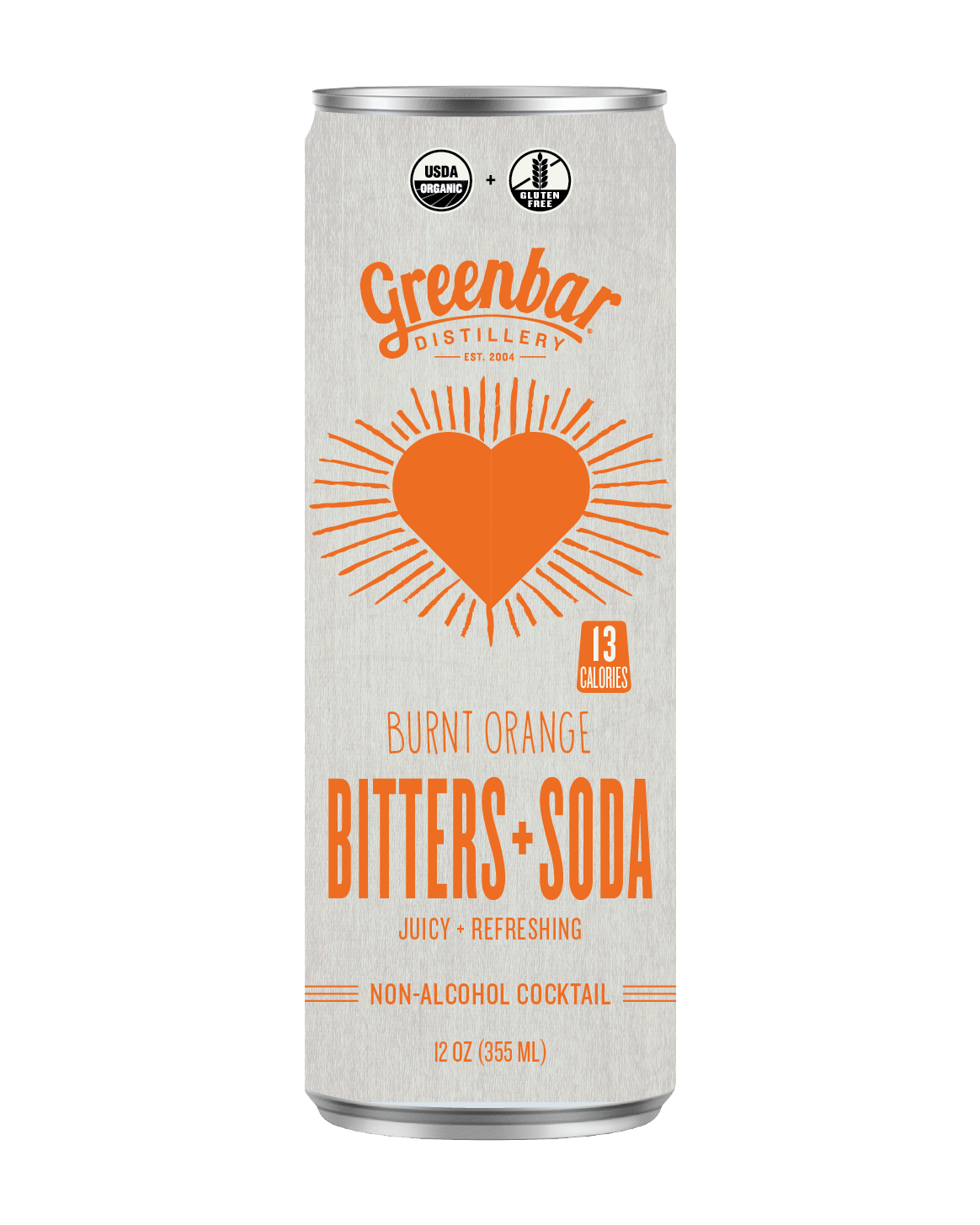Burnt Orange Bitters+Soda