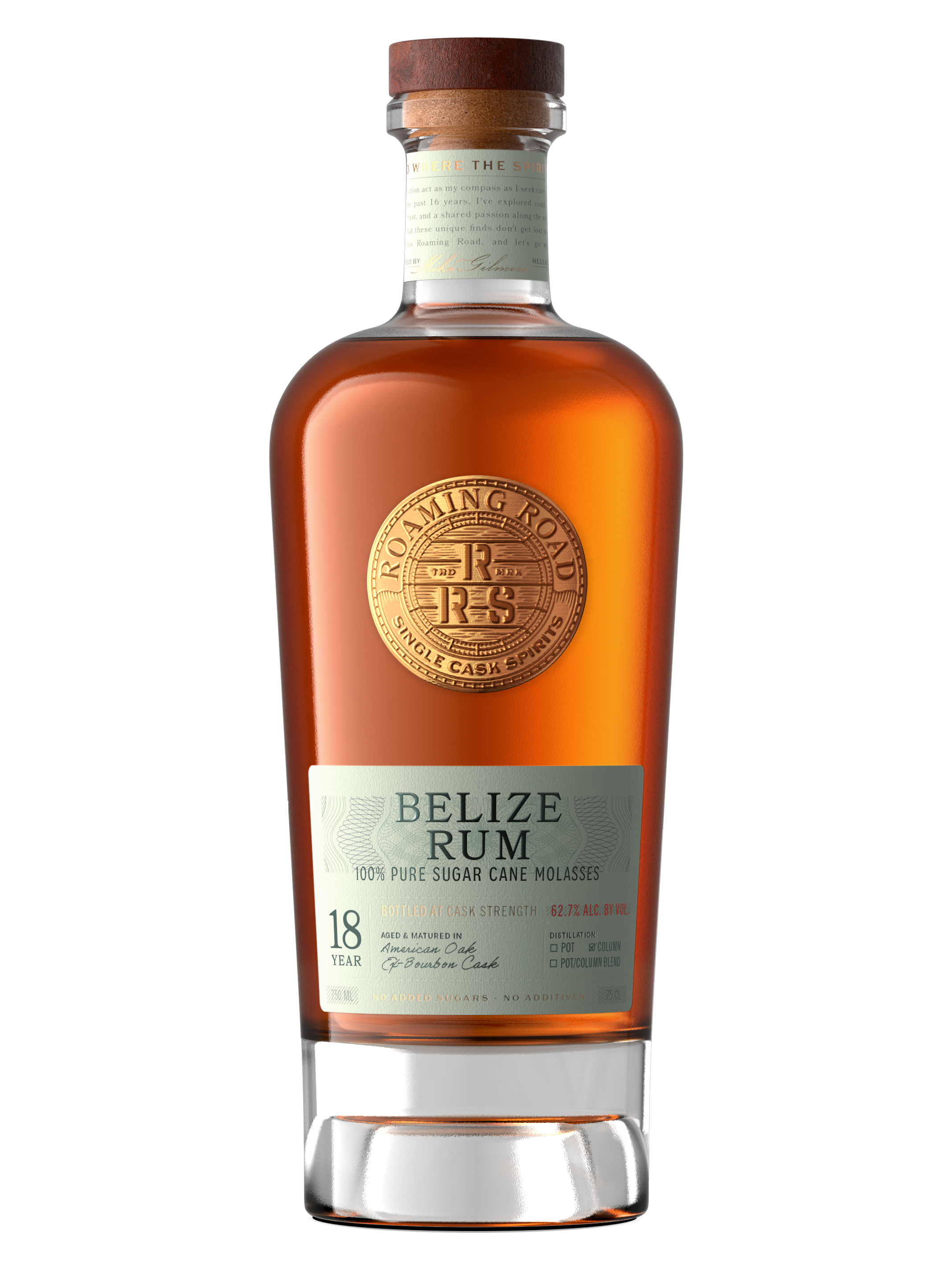 Roaming Road Belize Rum 18 Year