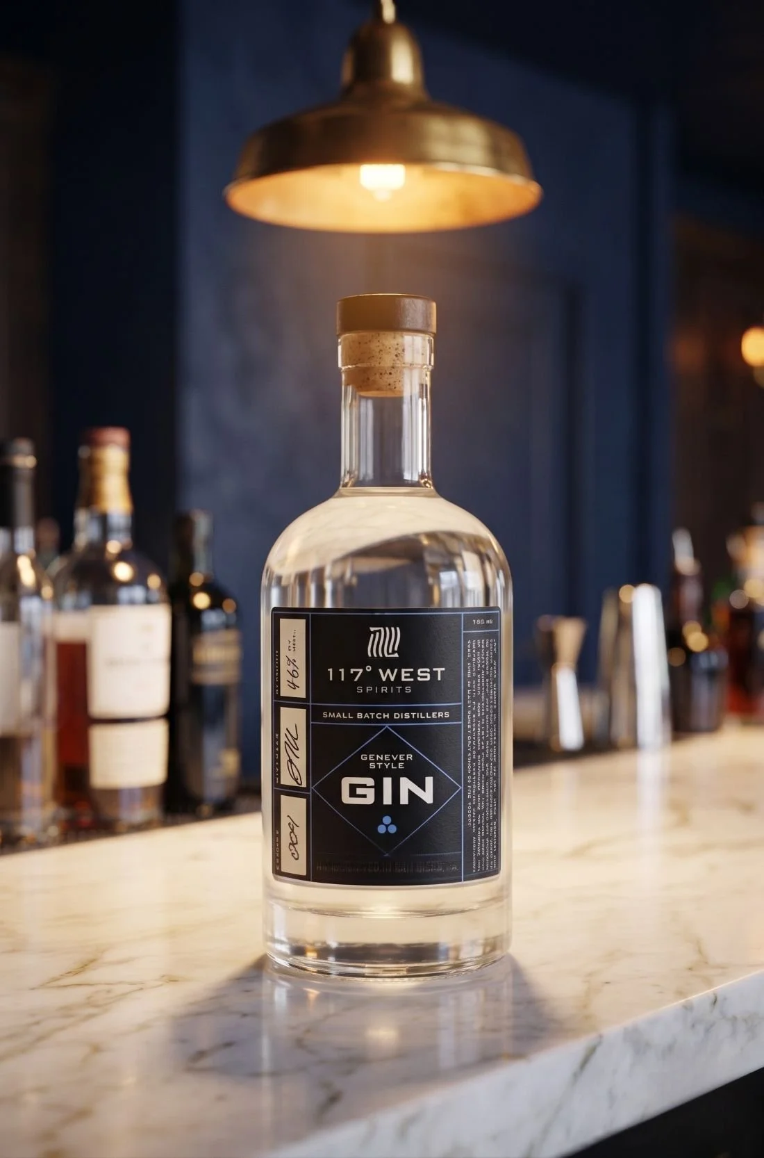 117° West Spirits Genever-Style Gin