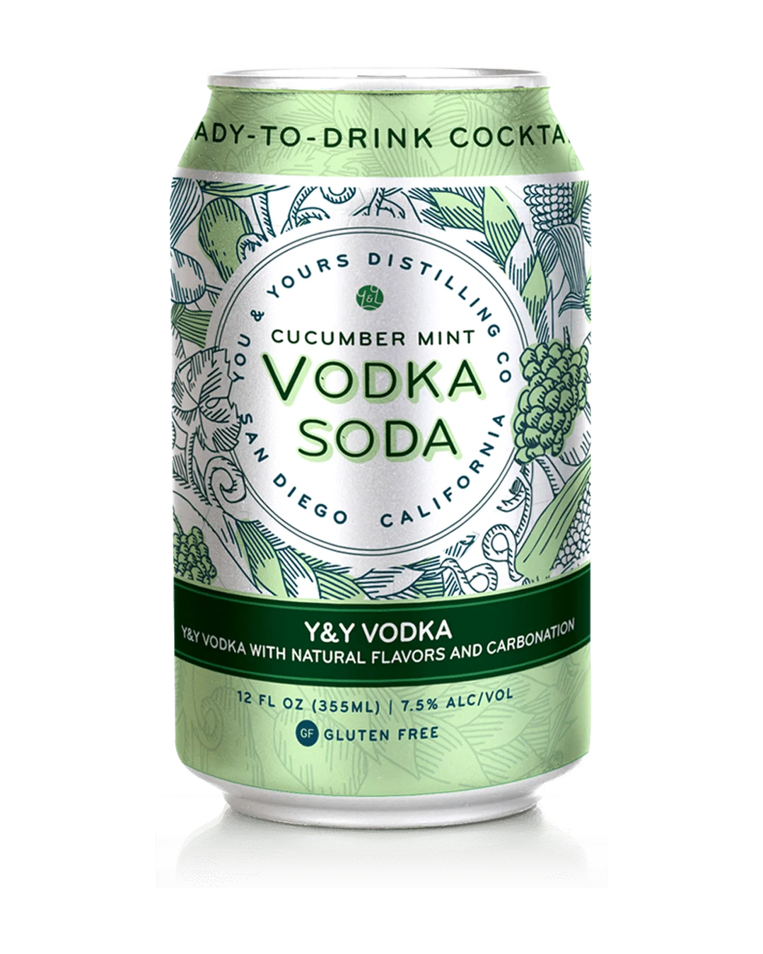 Cucumber Mint Vodka Soda