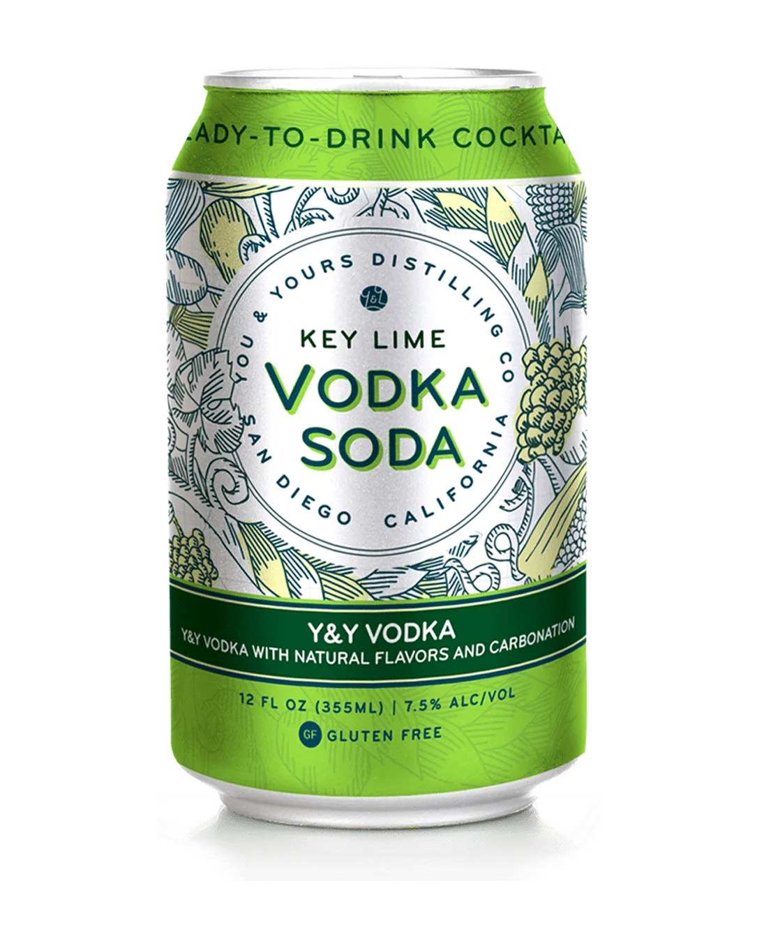 Key Lime Vodka Soda